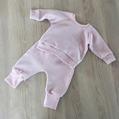 Pull gaufré Moutarde