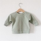 Pull gaufré Sea Green