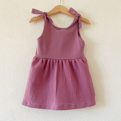 Robe bi-matière Glaces - Rose Ice Ice Baby