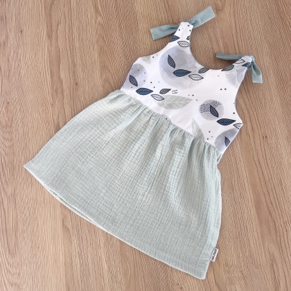 Robe bi-matière Old Lila
