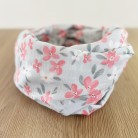 Snood en double-gaze Pastel Meadow