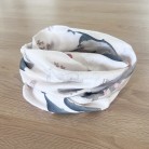 Snood en double-gaze Baleine / dès 18 mois