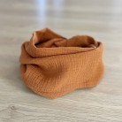 Snood en double-gaze Caramel / Adulte