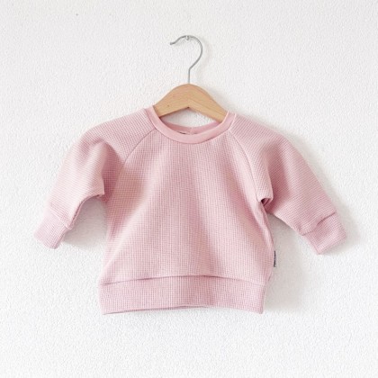 Pull Gaufré Sea Green - 62-68