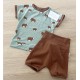 Ensemble T-shirt + short En Route! 86-92