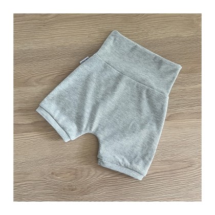 Short Gris côtelé - 74-80